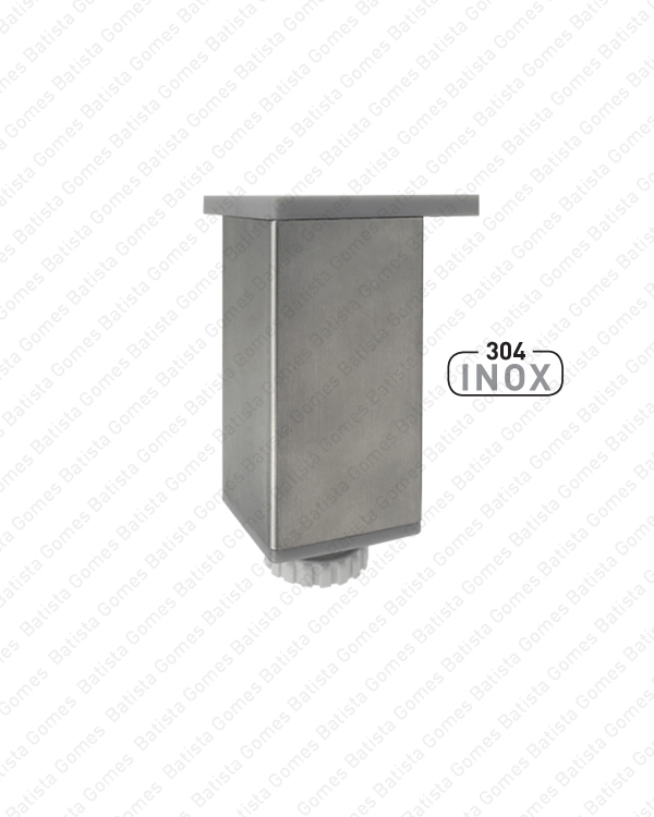 P�s para m�veis 40x40mm - INOX 304